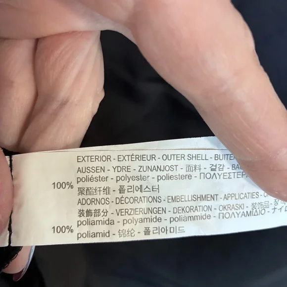 Zara Black Halter Tie Mini Dress with Long Fringe Detail - Picture 10 of 12